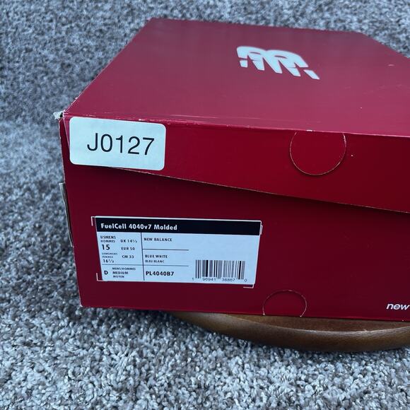 Size 15 - New Balance Men's FuelCell 4040 V7 Molded Team Royal/Optic White Blue - Picture 15 of 15